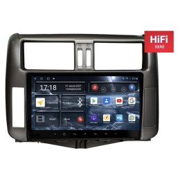 Штатная магнитола Redpower 75065G Hi-Fi 8/256 ГБ для Toyota Land Cruiser Prado 150 2009-2013 cерая на Android 10.0