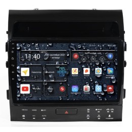 Штатная магнитола Redpower 75204 Hi-Fi 8/256 ГБ для Toyota Land Cruiser 200 2013-2015 с климат-контролем на магнитоле на Android 10.0