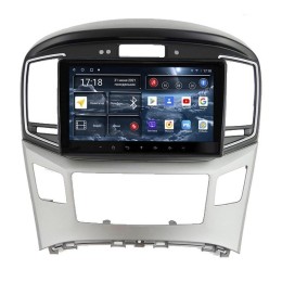 Штатная магнитола Redpower 71214C для Hyundai H1 Starex II 2016-2022 (Версия рамки с часами) на Android 10.0