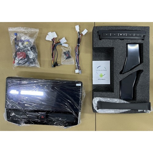 Штатная магнитола CarMedia HP-T1502 для Toyota Land Cruiser 200 2015-2021 (без отдельного экрана климата) top на Android 12.0