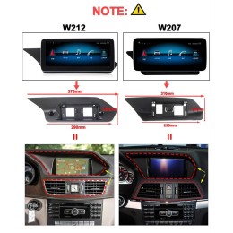 Рамка для монитора Carmedia E class W207 (MKD-M-E-W207)