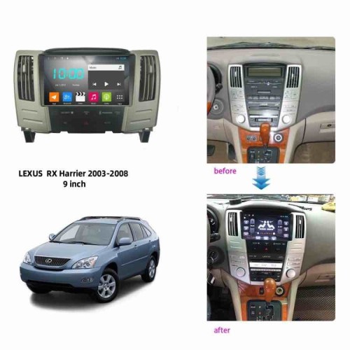 Штатная магнитола CarMedia SF-9278-D для Lexus RX 2004-2009 на Android 10.0
