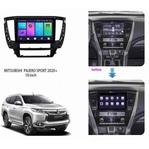 Штатная магнитола CarMedia SF-1038-N для Mitsubishi Pajero Sport 2020+ на Android 10.0