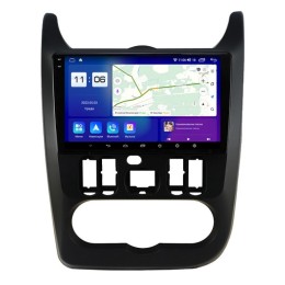 Штатная магнитола Parafar для Renault Logan / Sandero (2009-2014) черный (экран 2K) на Android 11.0 (PF175BU2K)