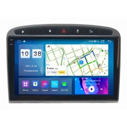 Штатная магнитола Parafar для Peugeot 308 I, 408, RCZ I 2010-2017 (экран 2K) на Android 11.0 (PF081U2K-B) цвет черный
