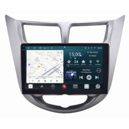 Штатная магнитола Redpower Slim 2K 71067 для Hyundai Solaris I 2011-2017 на Android 10.0
