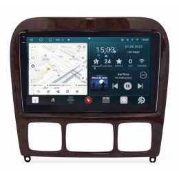 Штатная магнитола Redpower Slim 2K 71350T для Mercedes S-klasse IV (W220) 1998-2005 на Android 10.0