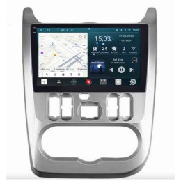 Штатная магнитола Redpower Slim 2K 71357 для Renault Logan, Sandero 2009-2013 на Android 10.0