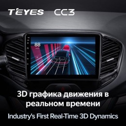 Штатная магнитола Teyes CC3 4/32 ГБ для Lada Vesta 2015-2022 на Android 10.0