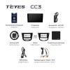 Штатная магнитола Teyes CC3 4/32 ГБ для Nissan Qashqai II, X-Trail III (T32) 2015-2019 кондиционер на Android 10.0