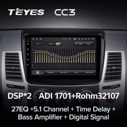 Автомагнитола Teyes CC3 4/32 ГБ для Mitsubishi Pajero Sport II 2008-2014 на Android 10.0