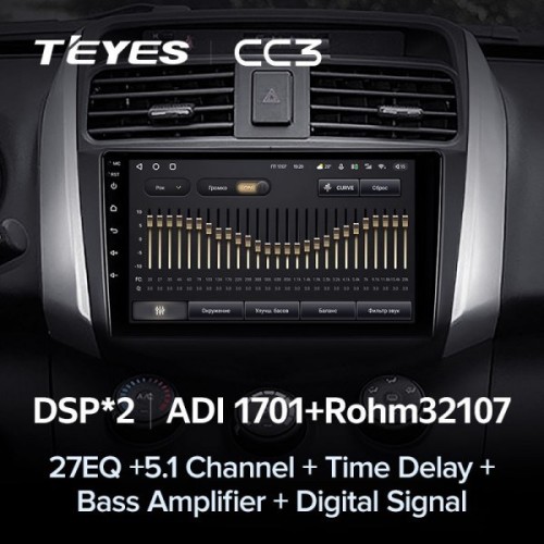 Штатная магнитола Teyes CC3 4/32 ГБ для Lifan X60 I 2012-2022 на Android 10.0