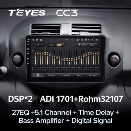 Штатная магнитола Teyes CC3 4/32 ГБ для Toyota RAV4 (XA30) 2006-2013 на Android 10.0