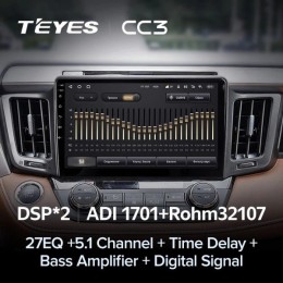 Штатная магнитола Teyes CC3 4/32 ГБ для Toyota RAV4 (CA40) 2013-2019 на Android 10.0