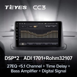 Штатная магнитола Teyes CC3 4/32 ГБ для Renault Megane III 2009-2016 на Android 10.0
