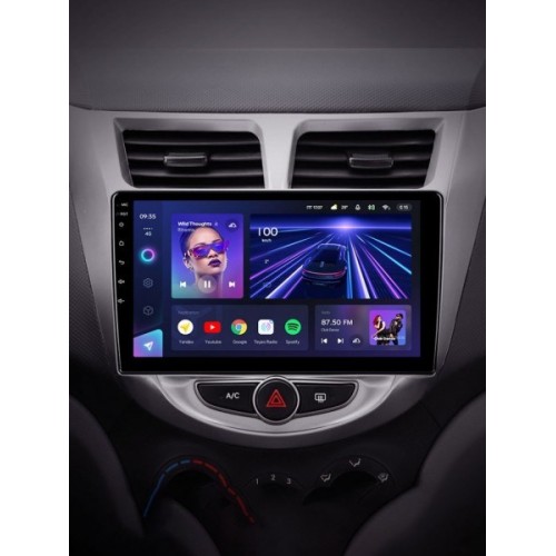Штатная магнитола Teyes CC3 4/32 ГБ для Hyundai Solaris I 2011-2017 на Android 10.0
