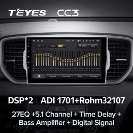 Штатная магнитола Teyes CC3 4/32 ГБ для KIA Sportage IV 2016-2018 на Android 10.0