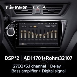 Штатная магнитола Teyes CC3 4/32 ГБ для Kia Rio III 2011-2017 на Android 10.0