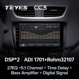 Штатная магнитола Teyes CC3 4/32 ГБ для Suzuki Swift IV 2011-2017 на Android 10.0