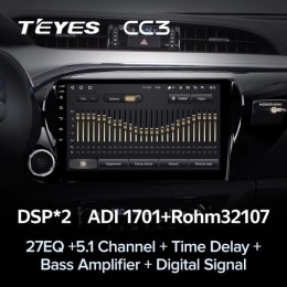 Штатная магнитола Teyes CC3 4/32 ГБ для Toyota Hilux 2015-2020 на Android 10.0