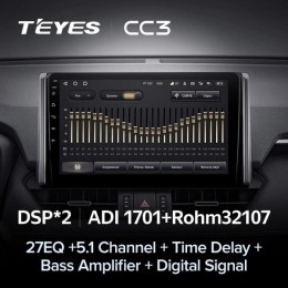 Штатная магнитола Teyes CC3 4/32 ГБ для Toyota RAV4 (XA50) 2018-2024 на Android 10.0