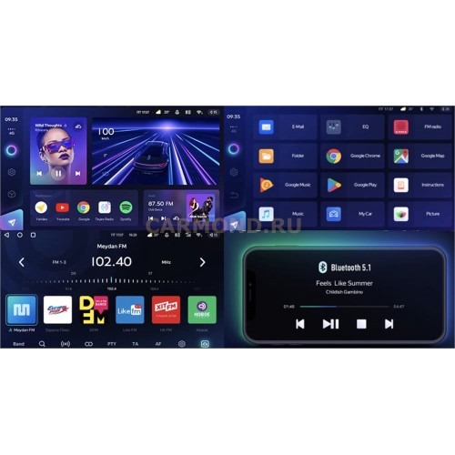 Автомагнитола Teyes CC3 4/32 ГБ для Renault Kaptur 2016-2020 климат на Android 10.0