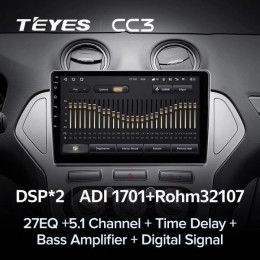 Штатная магнитола Teyes CC3 4/32 ГБ для Ford Mondeo IV 2007-2010 под кондиционер на Android 10.0
