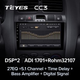 Штатная магнитола Teyes CC3 4/32 ГБ для Hyundai Santa Fe 2000-2006 на Android 10.0