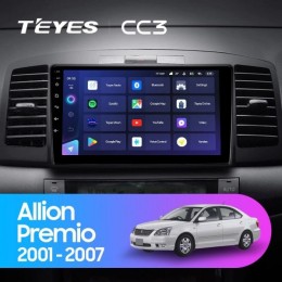 Автомагнитола Teyes CC3 4/32 ГБ для Toyota Allion 240, Premio 2001-2007 на Android 10.0