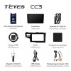 Штатная магнитола Teyes CC3 4/32 ГБ для Honda Fit III 2014 - 2020 (левый руль) на Android 10.0