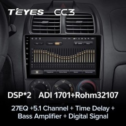 Штатная магнитола Teyes CC3 4/32 ГБ для Hyundai Accent Tagaz 1999-2012 на Android 10.0
