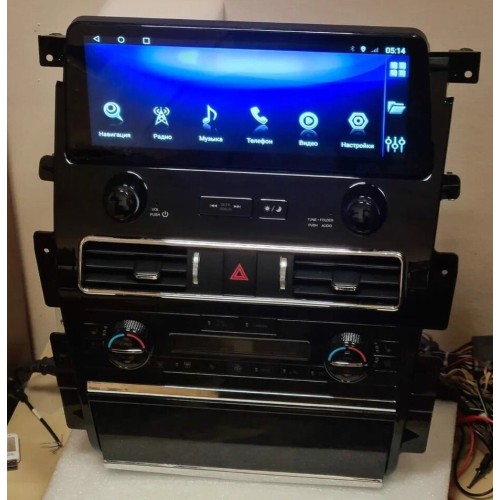 Штатная магнитола CarMedia ZH-N1210 для Nissan Patrol 2010+ high на Android 12.0