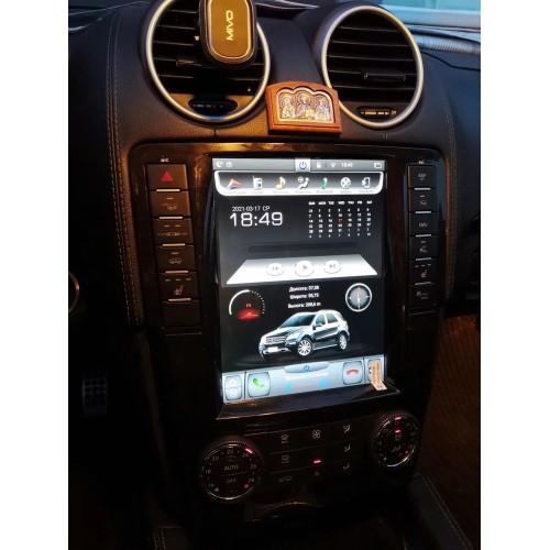 Штатная магнитола CarMedia NH-1005 для Mercedes GL-klasse (X164), ML-klasse (W164) 2005-2011 на Android 11.0