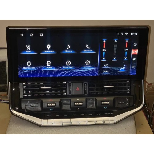 Штатная магнитола CarMedia ZH-T1604 для Toyota Land Cruiser 200 2015-2021 на Android 12.0