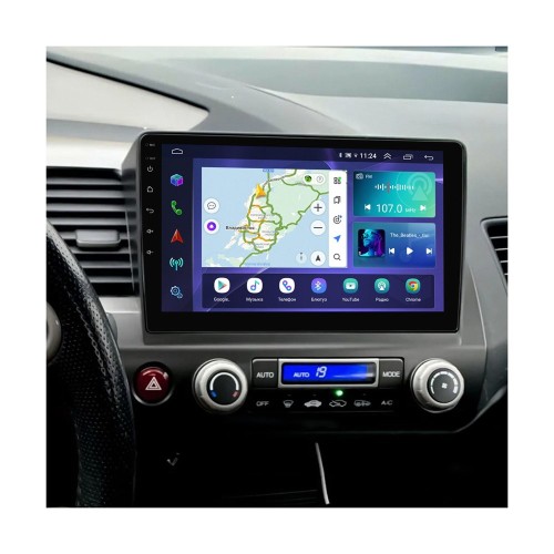 Wide Media LC1013QU-4/64 для Honda Civic 8 (VIII) 2006-2012 (левый руль) на Android 10.0