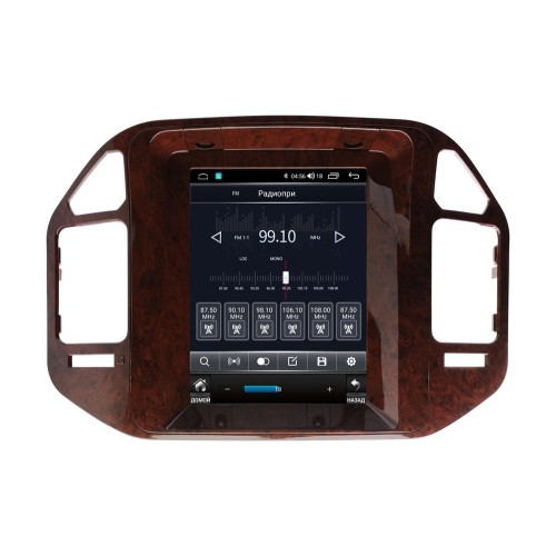 Штатная магнитола Wide Media KS5002QR-4/32 для Mitsubishi Pajero III 1999 - 2006 (цвет орех) на Android 10.0