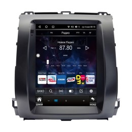 Штатная магнитола Wide Media KS5010QR-4/32 для Toyota Land Cruiser Prado 120 2002-2009 (авто с монитором) на Android 10.0
