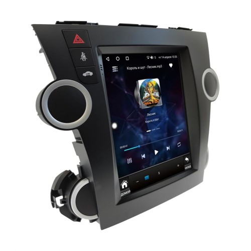 Штатная магнитола Wide Media KS5062QR-4/32 для Toyota Highlander (U40) 2007-2013 (для авто без JBL) на Android 10.0