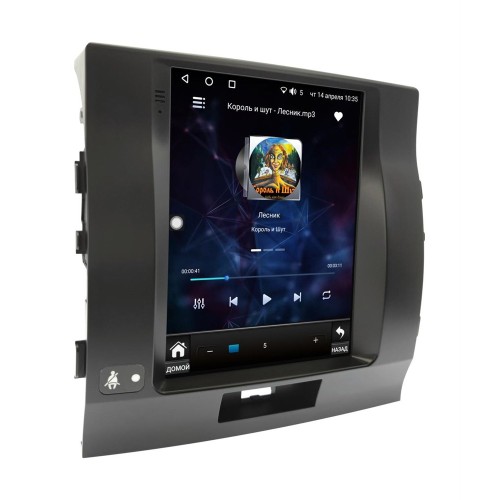 Штатная магнитола Wide Media KS5064QR-4/32 для Toyota Land Cruiser 200 2007-2015 (левый руль) тип 2 на Android 10.0