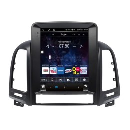 Штатная магнитола Wide Media KS3017QR-4/32 для Hyundai Santa Fe II 2005-2012 (для авто без усил.) на Android 10.0