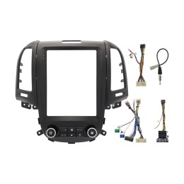 Штатная магнитола Wide Media KS1030R-4/32 для Hyundai Santa Fe 2006 - 2012 (авто с климат контролем) на Android 10.0