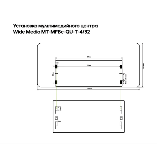 Штатная магнитола Wide Media MT1260QT-4/32 для Mercedes C-klasse (W204) 2006-2011 на Android 10.0
