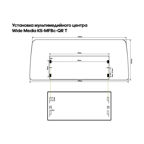 Штатная магнитола Wide Media KS0650QR-3/32 для Mercedes GLK-Class (X204) 2008-2012 на Android 10.0