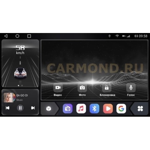 Штатная магнитола CarMedia EW-9201-2-P-2K (экран 2K) для INFINITY QX60 2014+ на Android 12.0