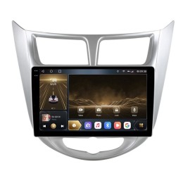 CarMedia OL-9707-N-2K (экран 2K) для Hyundai Solaris I 2011-2017 на Android 12.0