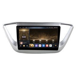 CarMedia OL-9710-P-2K (экран 2K) для Hyundai Solaris II 2017-2020 на Android 12.0