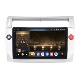 CarMedia OL-9932-N-2K (экран 2K) для CITROEN C4 2004-2011 серебро на Android 12.0