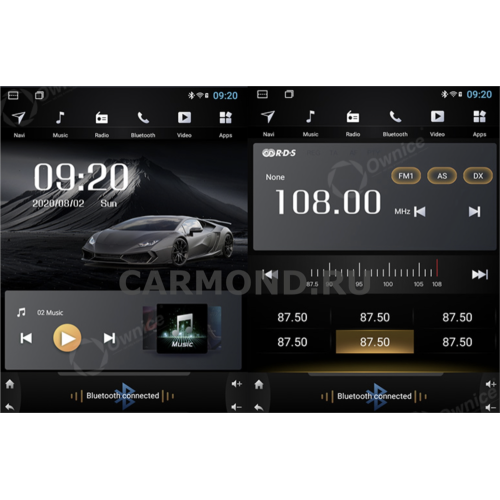 Штатная магнитола CarMedia OL-9950-RD TESLA (вертикально-поворотный экран) для Mercedes GL-klasse (X164), ML-klasse (W164) 2005-2012 на Android 10.0