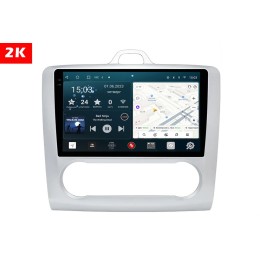 Штатная магнитола Redpower 2K 75136S Hi-Fi для Ford Focus II 2005-2011 с климат-контролем серая на Android 10.0