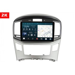 Штатная магнитола Redpower 2K 75214C Hi-Fi для Hyundai H1 Starex II 2016-2022 (Версия рамки с часами) на Android 10.0